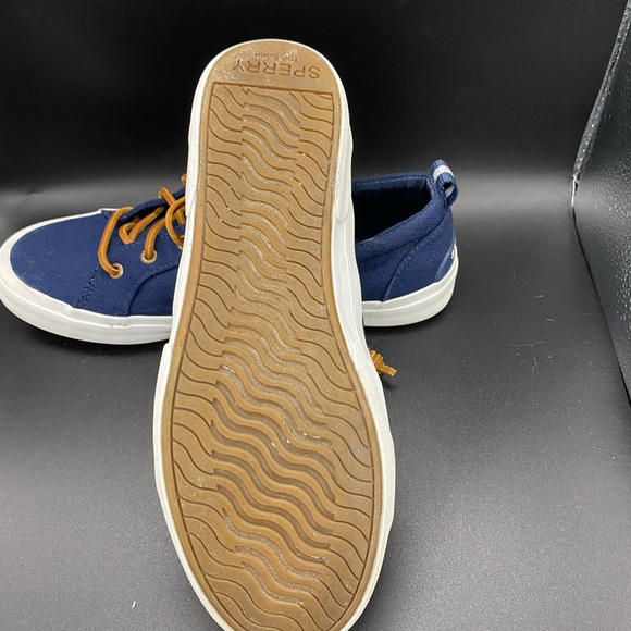 Sperry Pier Wave LTT Women’s size 9 navy slip on sneakers Preowned - Picture 8 of 8